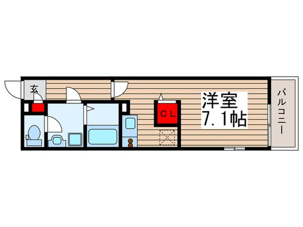 リブリ・ＭＩＴＡの物件間取画像